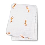 Lulujo Swaddling Blanket (Giraffes) by lulujo [並行輸入品]