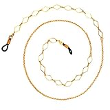 SONONIA 合金製　眼鏡チェーン　メガネストラップ　調整可能　サングラスホルダー　ゴールド