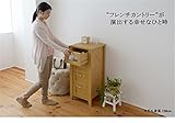 フレンチカントリー 引き出しチェスト 4段 木製 収納チェスト　40cm幅