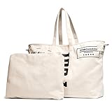 SBOYS(エスボーイズ) トートバッグ 2点セット マザーバッグ ハンドバッグ 肩掛け 手提げ キャンパス ポーチ付き 買い物 大容量 特大サイズ 通勤 レディース