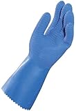 MAPA Harpon 326 Natural Latex Heavyweight Glove, Chemical Resistant, 0.050 Thickness, 12-1/2 Length,