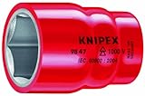 KNIPEX 98 47 18 1/2 18 Mm 1,000V Insulated Hex Socket by Knipex