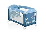 Brevi Dolce Nanna Plus Travel Cot with Bassinet (Blue) by Brevi