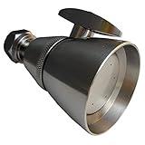 LASCO 08-2305 Adjustable Chatham Style Shower Head with 1/2-Inch Female Pipe Thread, Medium, Satin N