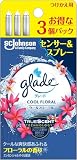 【Amazon.co.jp限定】【3本入り】グレ一ド 消臭 センサー&スプレー 詰め替え用 (18ml×3本) (フレッシュフローラルの香り)