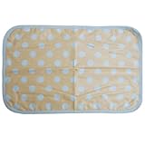 渡嘉毛織 ランチョンマット ドット柄 サックス