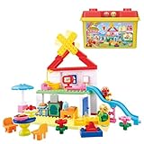 [バンダイ(BANDAI)] Blocklabo ブロックラボ パンこうじょうと大きなおうちが作れる! アンパンマンブロックバケツ 対象年齢 3 才以上