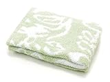 (カシウエア)kashwere ベビー ダマスク ハーフ ブランケット BB-75-51-33 Baby Blanket Damask Green Apple w/ White Damask 115c