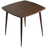 ライフスタイリングショップ ダイニングテーブル タモ 天然木 2人用 2人掛 幅80cm ブラウン AN-321BR