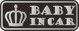 BABY IN CARマグネット（シルバー）