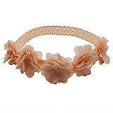 ベビーガールズヘッドバンド花誕生日クラウンヘアBanギフトベビー