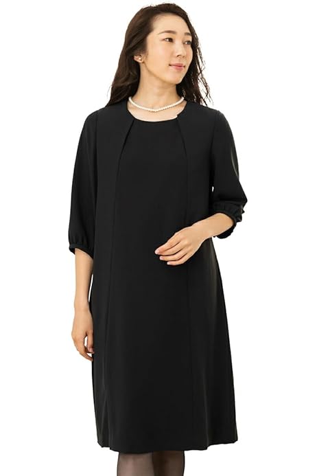 Amazon.co.jp: SORITEAL White Label ブラックフォーマル ワンピース 7  