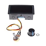 F Fityle 高品質　速度制御　モーター　デジタルディスプレイ付き　DC 6-30V 6V 12V 24V 5A PWM　実用的