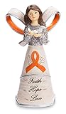 High Quality 82390 Ribbon Awareness Angel Figurine, 5, Orange