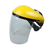 Fenteer 溶接用　作業マスク　保護メガネ　ヘルメット　全5色　快適　耐衝撃　耐高温　PC材質　フルフェイスシールド　 - 白色