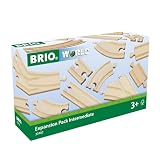 BRIO (ブリオ) 追加レールセット 16ピース [ 木製レール 追加レール おもちゃ ] 33402 [並行輸入品]