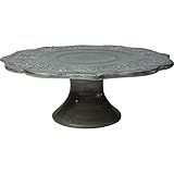 ホワイエ 陶器 WtケーキプレートアンティークグレーM 4520022