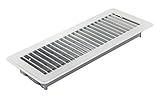 Accord ABFRWH412 Floor Register with Louvered Design, 4-Inch x 12-Inch(Duct Opening Measurements), W