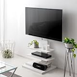 エア・リゾーム テレビ台 壁掛け 壁掛け風 テレビラック 32～55型対応 おしゃれ 壁寄せ式 テレビスタンド Torius（トリアス） ホワイト×ホワイト