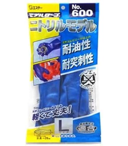 Amazon.co.jp: エステー ニトリル 手袋 ロング M No.630 : 産業・研究