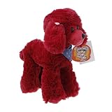 Chone Plush Stuffed Animals Toys、Lifelikeシミュレーションプードル犬、素敵なスカーフ、子供誕生日プレゼント人形 S レッド 5AC400299
