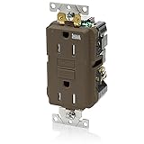 Leviton G5262-WT 15A-125V Extra-Heavy Duty Industrial Grade Weather/Tamper-Resistant Duplex Self-Tes