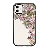 CASETiFY インパクトケース iPhone 11 - My Succulent Garden Rose By Monika Strigel - クリア ブラック