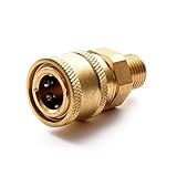 [SHOP-TK] ワンタッチカプラー (4種) G1/4 オス メス 高圧洗浄機 汎用 (メスG1/4おねじ)