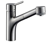 Hansgrohe 06462860 Talis S Single Hole Kitchen, Steel Optik [並行輸入品]