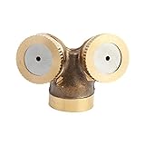 噴霧スプレー スプリンクラー 散水ノズル 霧吹き用具 ミストノズル スプリンクラーヘッド 噴霧 ガーデニング 芝生 庭園 温室 (2穴)