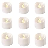 Flameless LED tea light soft blinking light sourceelectronic candle for up to 100 hoursholiday light