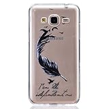 Samsung Galaxy J3 2016 ケース カバー, UNEXTATI 高品質 TPU 超薄型 柔軟 保護カバー ケース 液晶保護 脱着簡単 耐衝撃 軽量 Samsung Galaxy J3