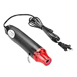 iMagitek 110V 300W 小型軽量 熱風機 diyを使用して熱銃電動パワーツール 乾燥 補修 塗料適用 - 黒