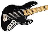 Squier by Fender エレキベース Classic Vibe '70s Jazz Bass® V, Maple Fingerboard, Black ソフトケース付き