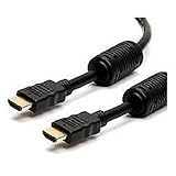 30 ft 1.3 B HDMI 28 AWGダブルシールドケーブルwithフェライトコア24 KゴールドHDTV 3d