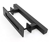 Slidingバーンドアハードウェア Door Handle(Square) ブラック DHS0002BK