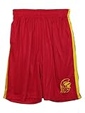 USC Trojans子供サイズS 8 – 10 Athleticパフォーマンストレーニングショーツ – Cardinalレッド&ゴールド
