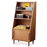 LOWYA （ロウヤ） オープンラック キャビネット 国産 北欧風 コード穴 コードリール 収納 木目調 半完成品 リビングボード 幅70cm アルダー