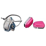 3M 防毒マスク面体 6500QL Mサイズ & 吸収缶 有機ガス用 60921-L3