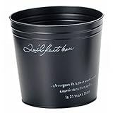 GREENHOUSE ナチュラルブリキポット ラウンドSS 3196-E-BK ブラック