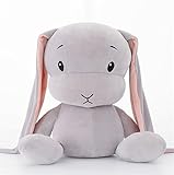 Tmrow 1個 ぬいぐるみ　抱き枕　動物　ウサギ　ふわふわ　かわいい　抱き心地抜群　お祝い　ギフト　バレンタインデー グレー