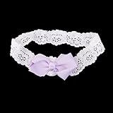 【ノーブランド 品】ちょう結び　赤ちゃん　可愛い　ヘアバンド　ヘッドバンド　ヘアアクセサリー　髪飾り　出産祝い　写真撮影　小道具　ライトパープル