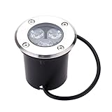 Lixada 3W スポットライト ガーデンライト LED 照明 省電力 長寿命 埋め込み式スポットライト AC 85-265V 防水IP67