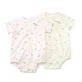 coeur a coeur (クーラクール) 半袖ボディシャツ(60～80cm)キムラタンの子供服 ピンク 70 (44175-151b)