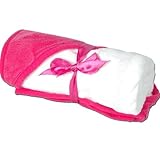 Hooded Towel - Hot Pink - By Threadart by Threadart