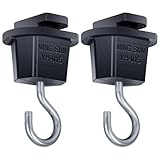 共同照明 2個入り ダクトレール用吊りフック 配線ダクトレール用 照明器具部品 GT-GJ-B-2B ライティングレール用 アダプタ レールフック 吊り下げ 耐荷重5kg 簡単取付 工事不要