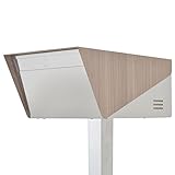 San Jose light(サンノゼライト) ディープ 郵便ポスト ポール付き スタンド型 ステンレス製 鍵付き おしゃれ 大型 アメリカンポスト 大容量 郵便受け 99.9％ 防水構造 日本製 木