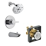 デルタDelta ktsdco-t14461-ch Compelタブ/シャワーキットpressure-balance単一機能カートリッジ、クロムクロム