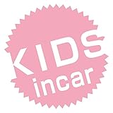 imoninn KIDS in car ステッカー　【シンプル版】　No.39　丸型ロゴ　（ピンク色）