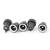uxcell DCソケット　電源アダプタ　パネルマウント　5.5MM X 2.1MM　5個
